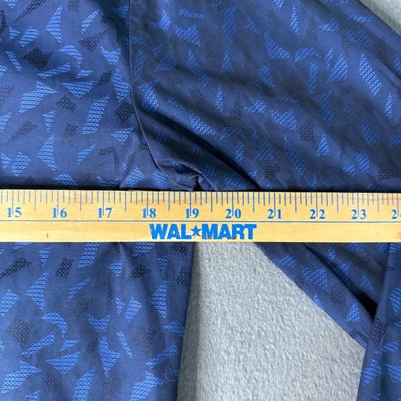 HUGO Boss Slim Medium Navy Pattern Button Down Men’s Cotton Shirt - Picture 6 of 14